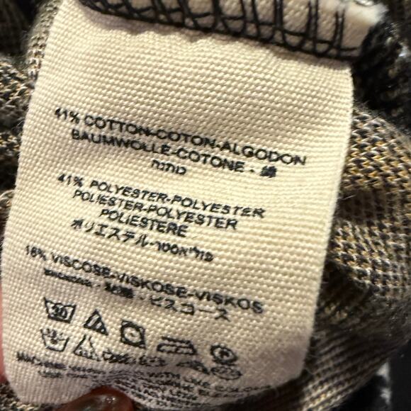 Free People Womens Daisy Print Black Knit Cropped Flare Pants 2 Boho Cottage - Picture 5 of 7